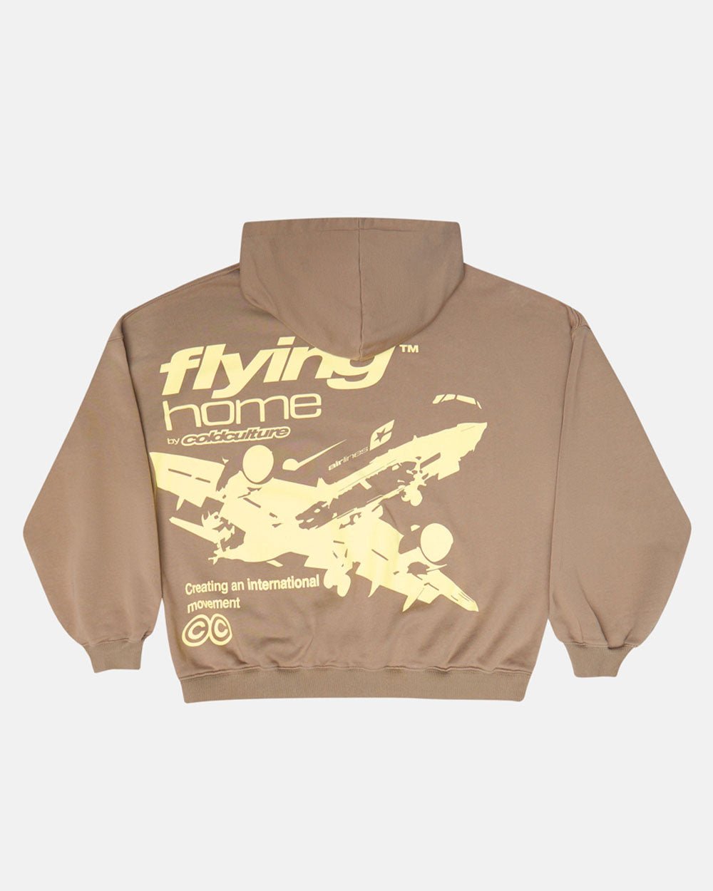 FLYING HOME HOODIE WALNUT BROWN - COLD CULTURE