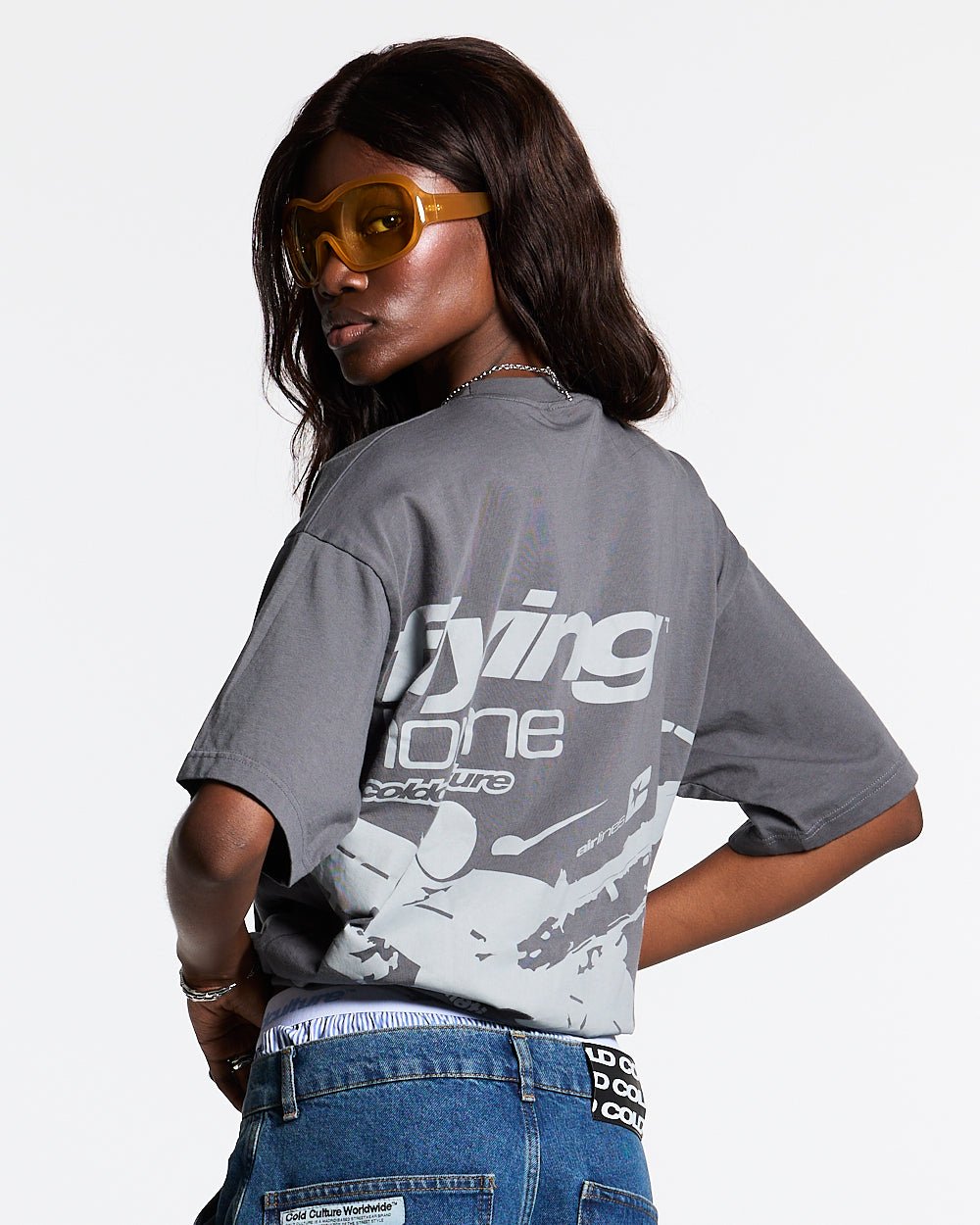 FLYING HOME TEE DOVE GREY - COLD CULTURE