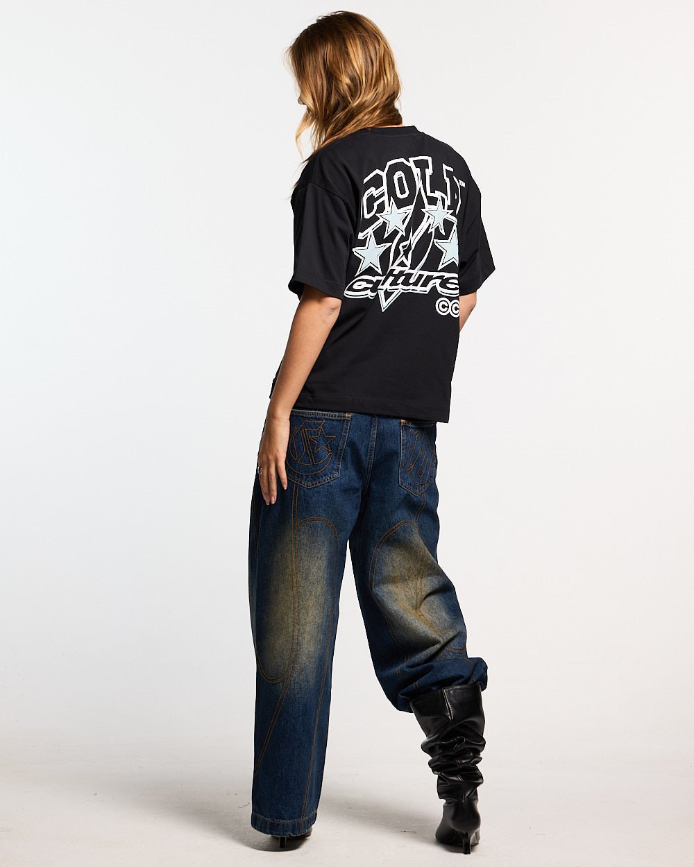 FROM COLD TO THE STARS TEE BLACK - Cold Culture
