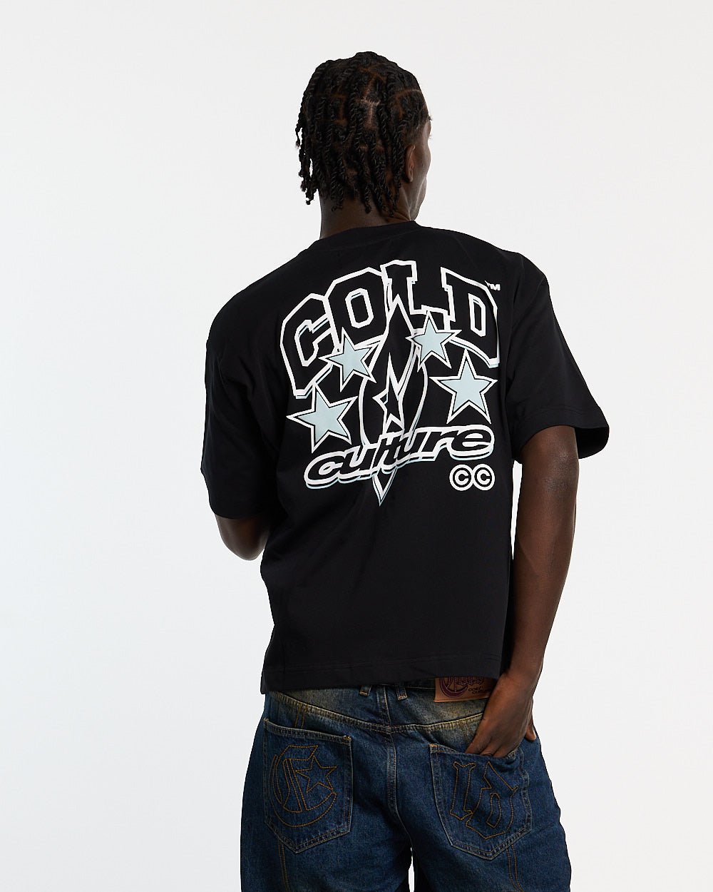 FROM COLD TO THE STARS TEE BLACK - Cold Culture