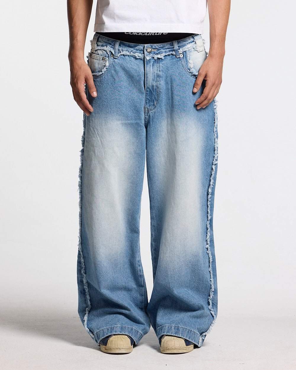 FROST V3 PANTS LIGHT BLUE DENIM - Cold Culture #man