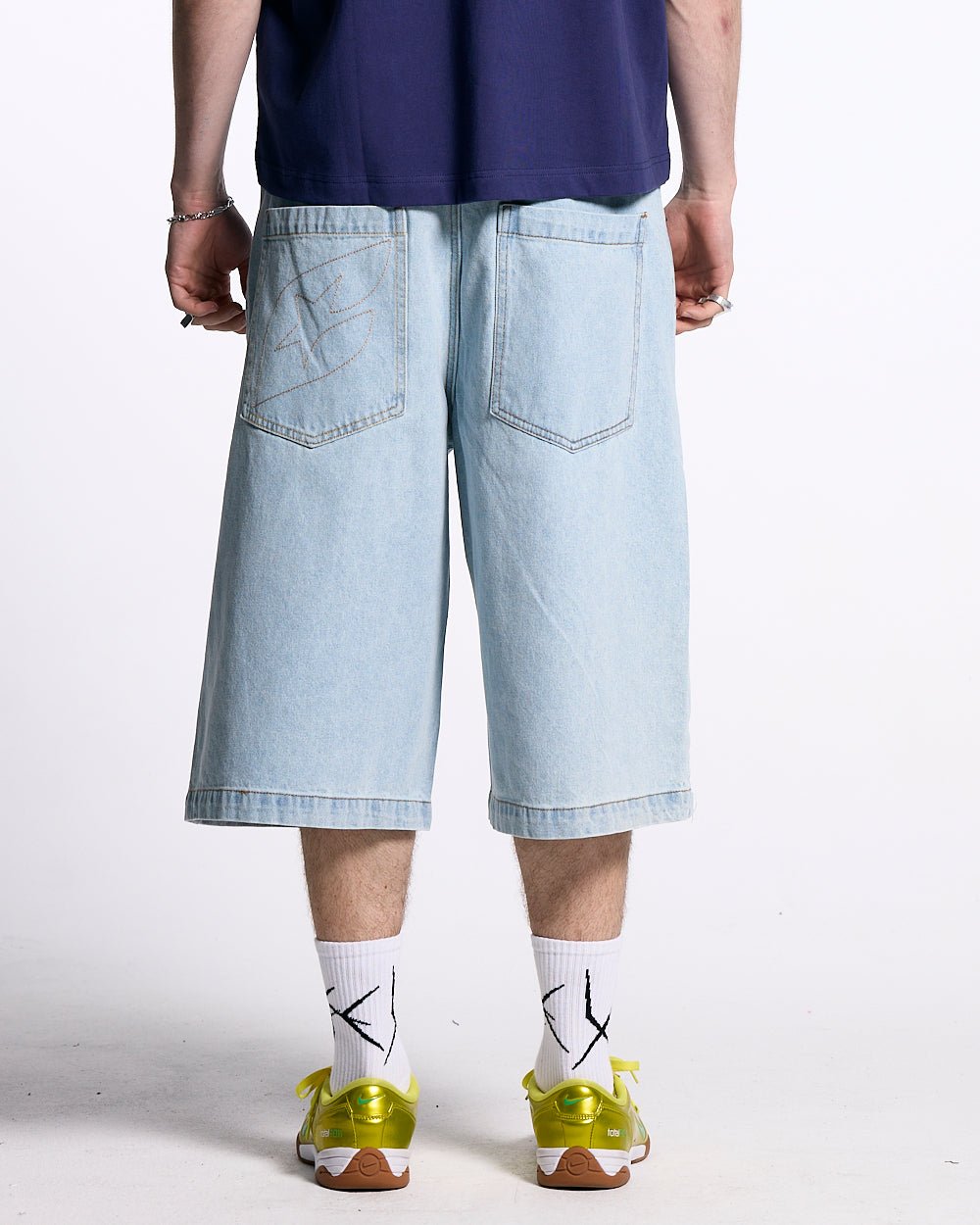 FROSTED JORTS LIGHT BLUE DENIM - COLD CULTURE