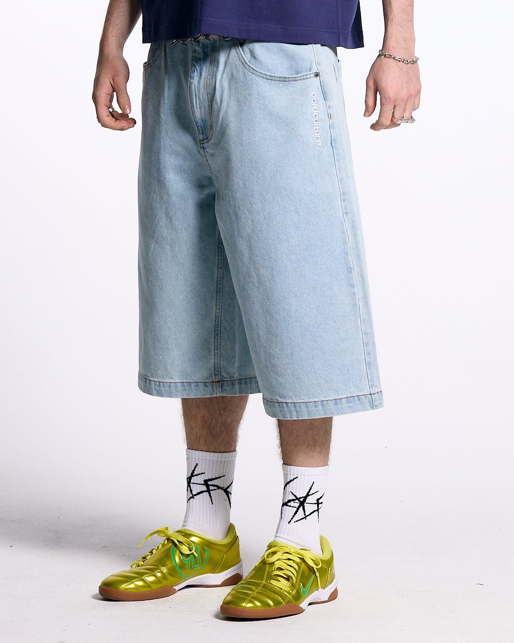 FROSTED JORTS LIGHT BLUE DENIM - COLD CULTURE