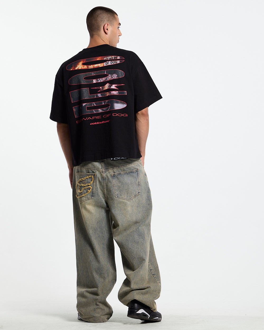 GHOST DRIVE TEE BLACK - Cold Culture