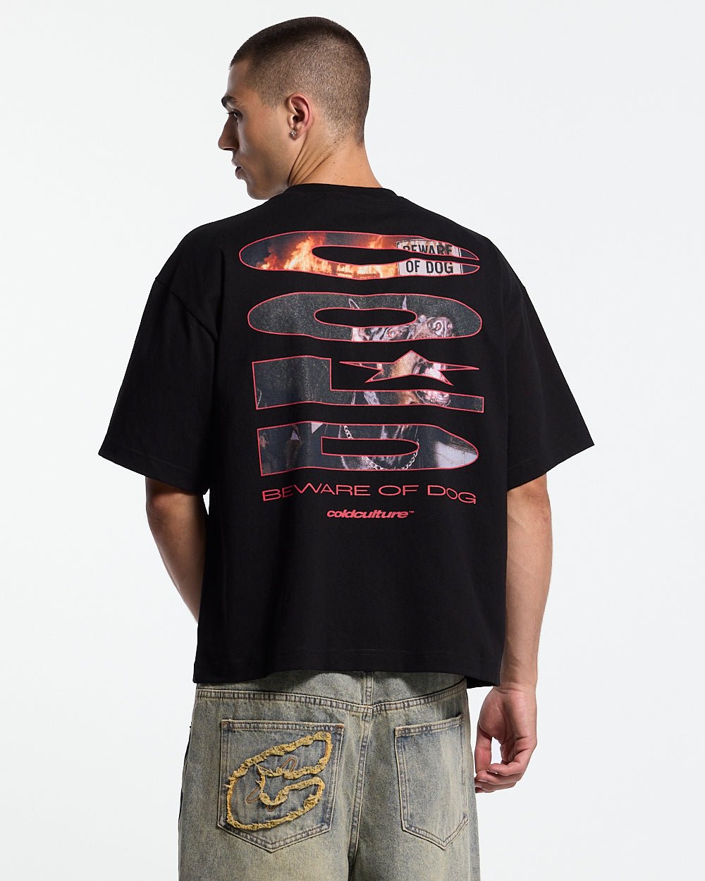 GHOST DRIVE TEE BLACK - Cold Culture