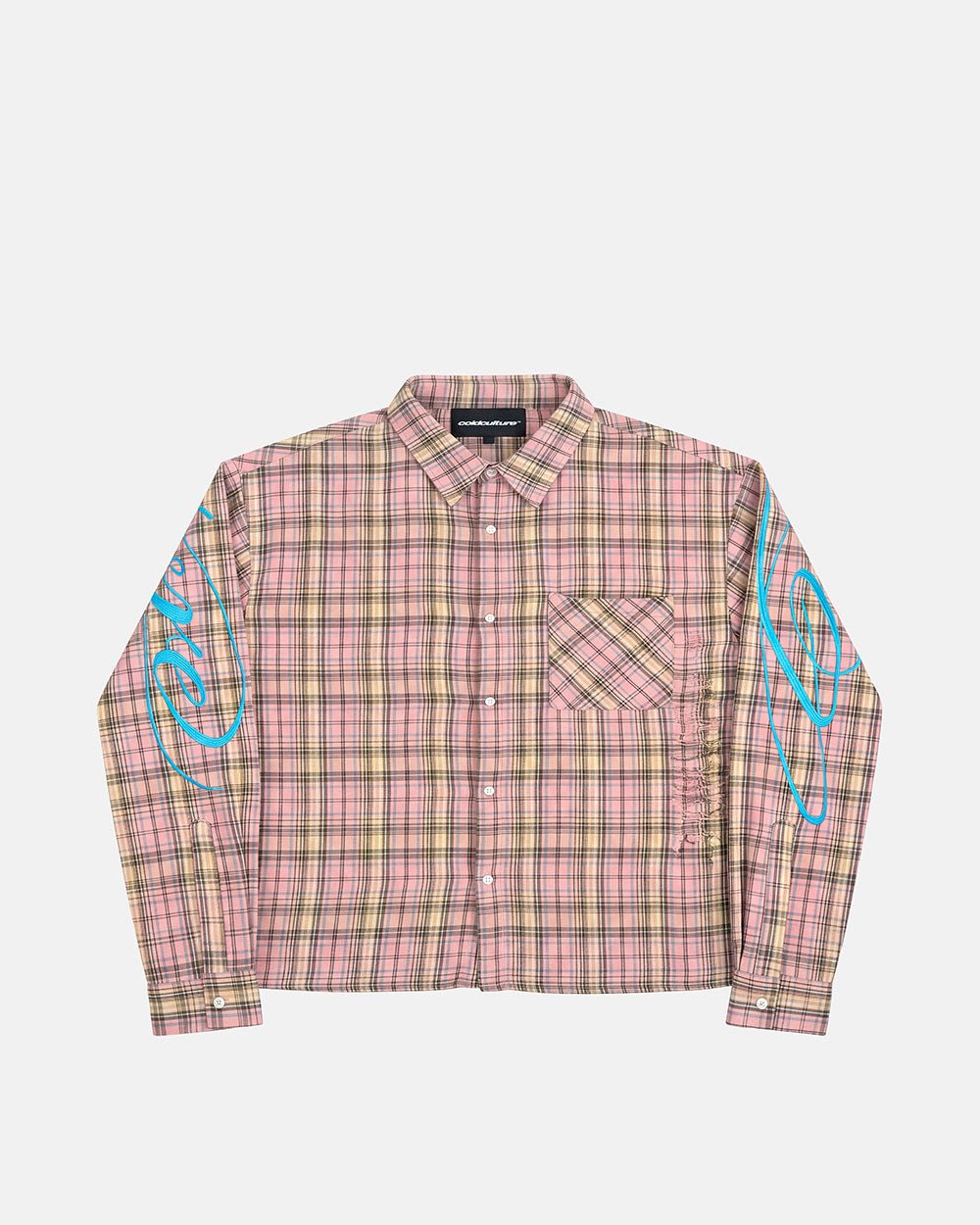 GLEENWOOD PLAID TARTAN SHIRT PINK - Cold Culture