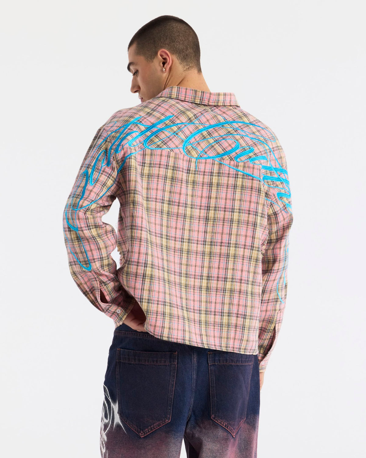 GLEENWOOD PLAID TARTAN SHIRT PINK - Cold Culture