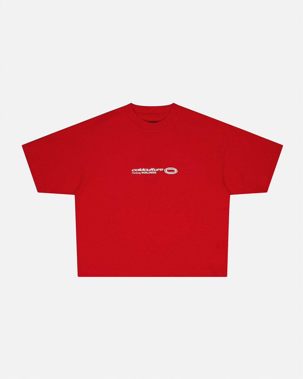 GLITTER TEE RED - Cold Culture