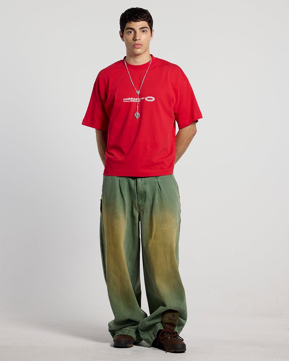 GLITTER TEE RED - Cold Culture