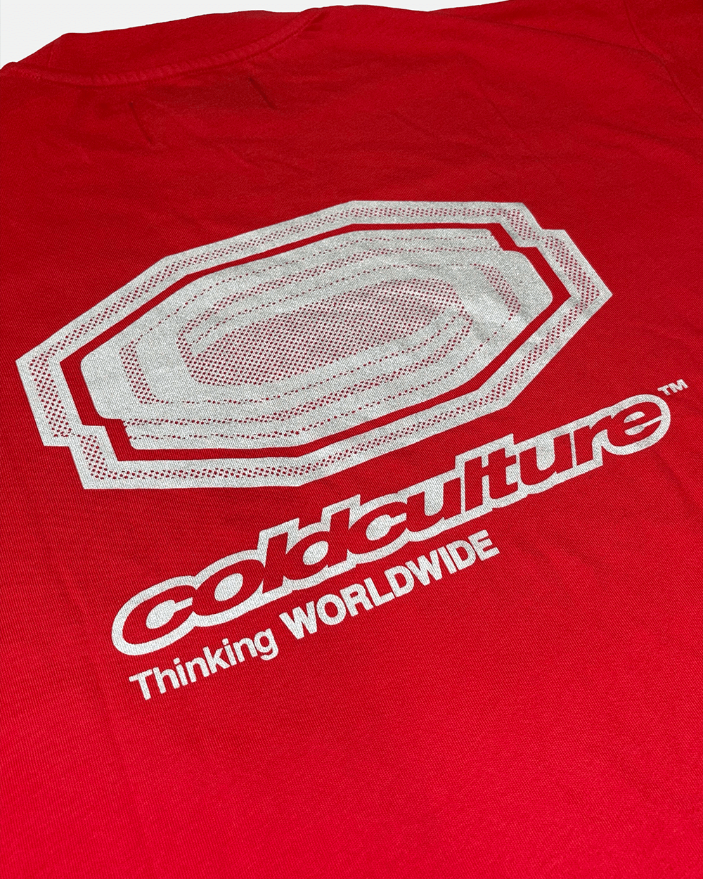 GLITTER TEE RED - Cold Culture
