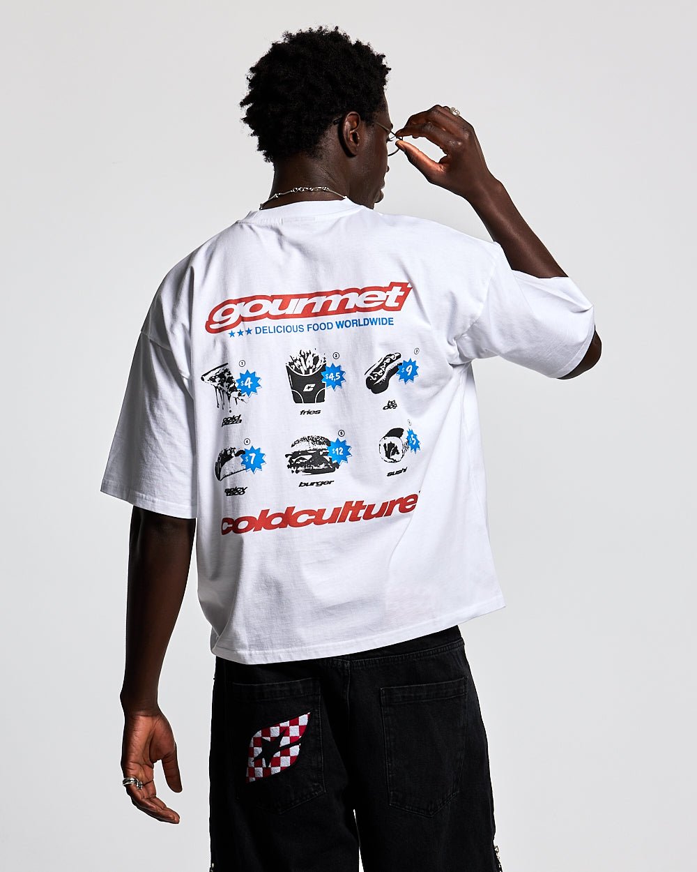 GOURMET TEE WHITE - COLD CULTURE