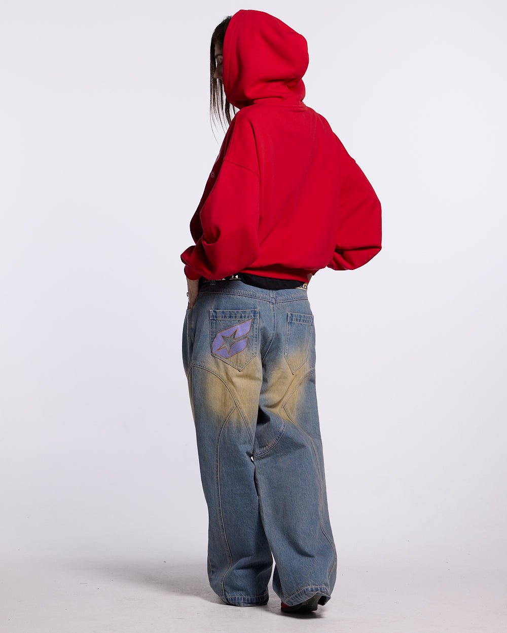 GRAFFITI HOODIE RED - COLD CULTURE