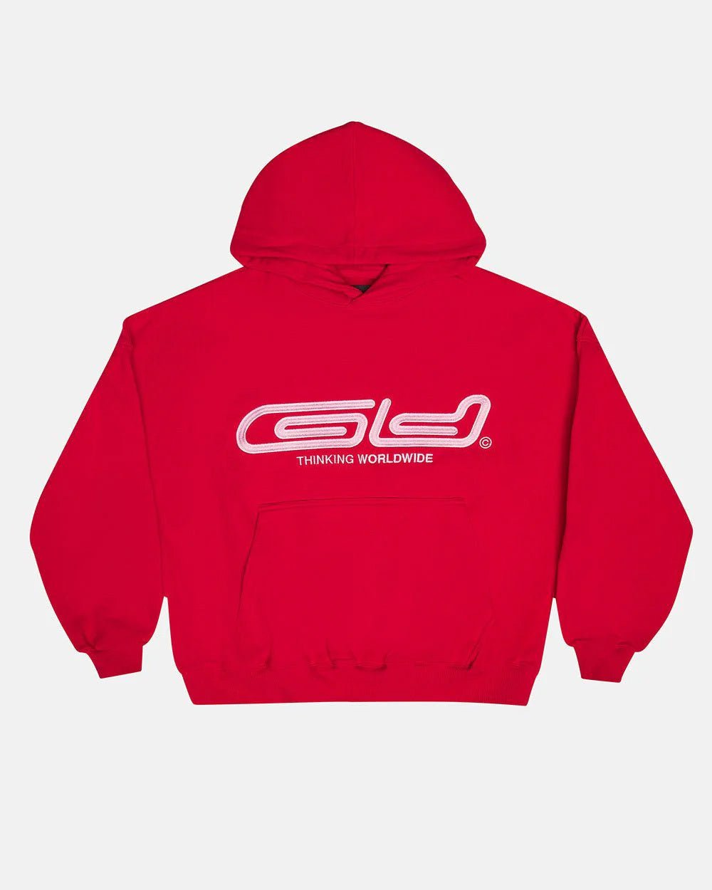 GRAFFITI HOODIE RED - Cold Culture