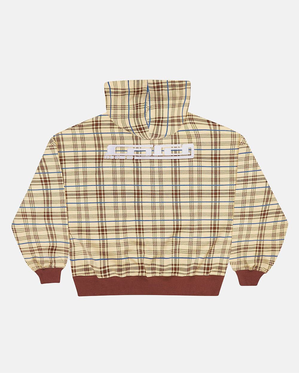cold culture チェックジップフーディ GRID ZIP HOODIE YELLOW & BROWN