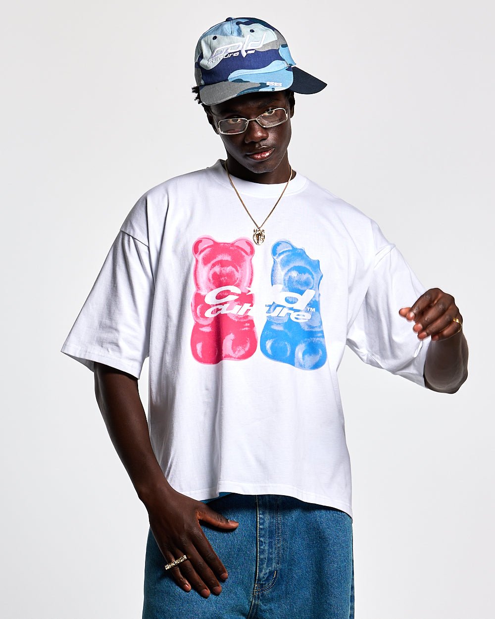 GUMMY TEE WHITE - COLD CULTURE #man