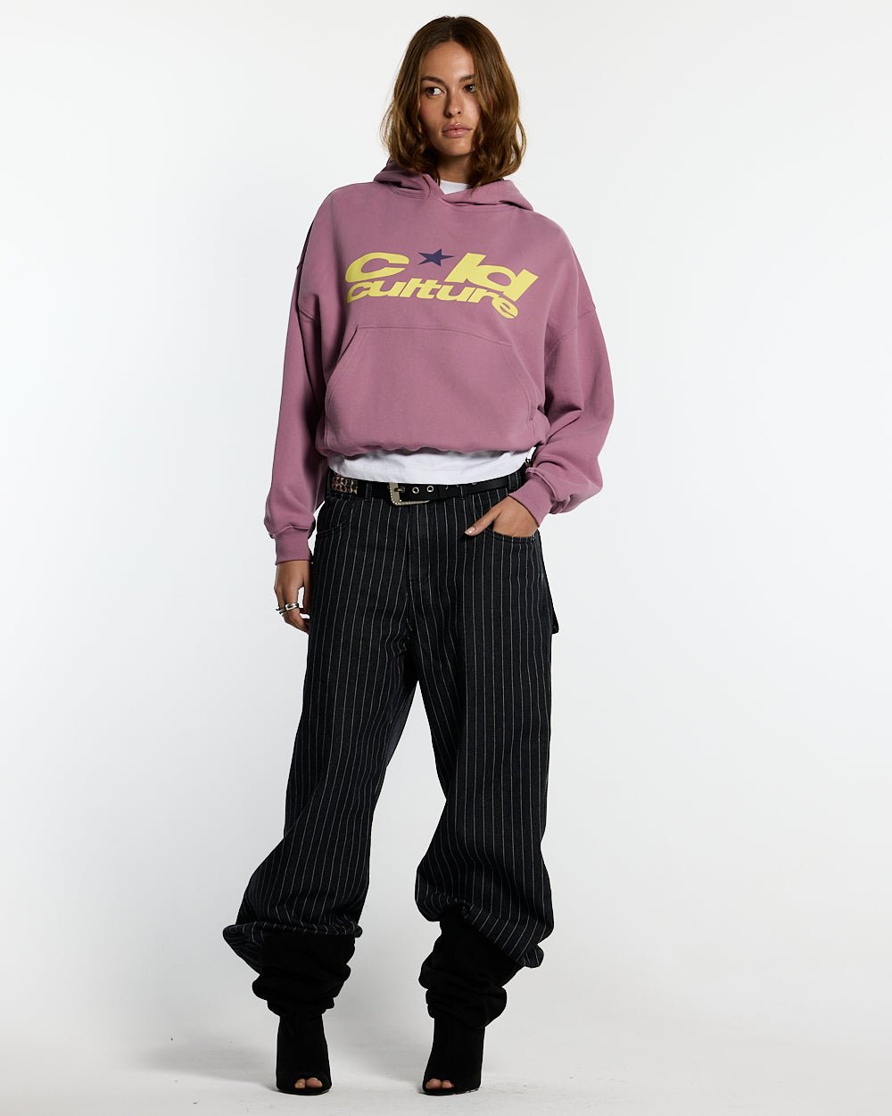 HARPER HOODIE OFF PINK - COLD CULTURE