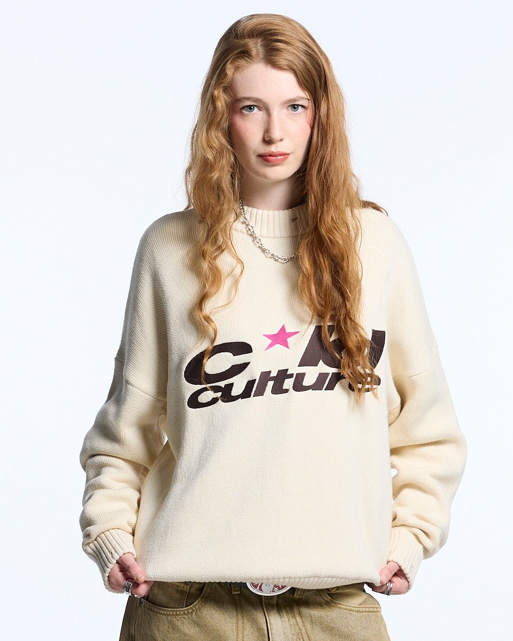 HARPER KNIT BEIGE & BROWN - COLD CULTURE