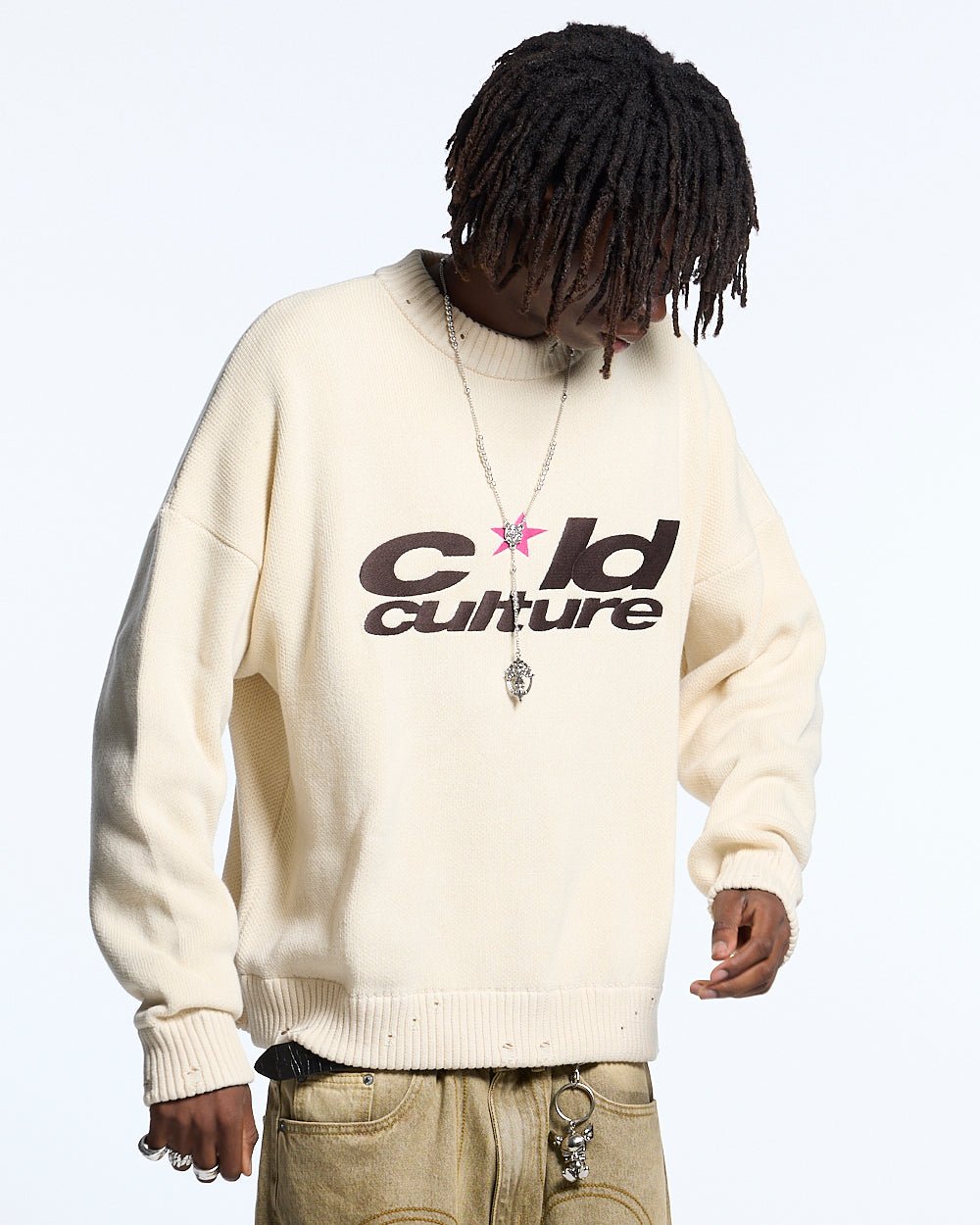 HARPER KNIT BEIGE & BROWN - COLD CULTURE