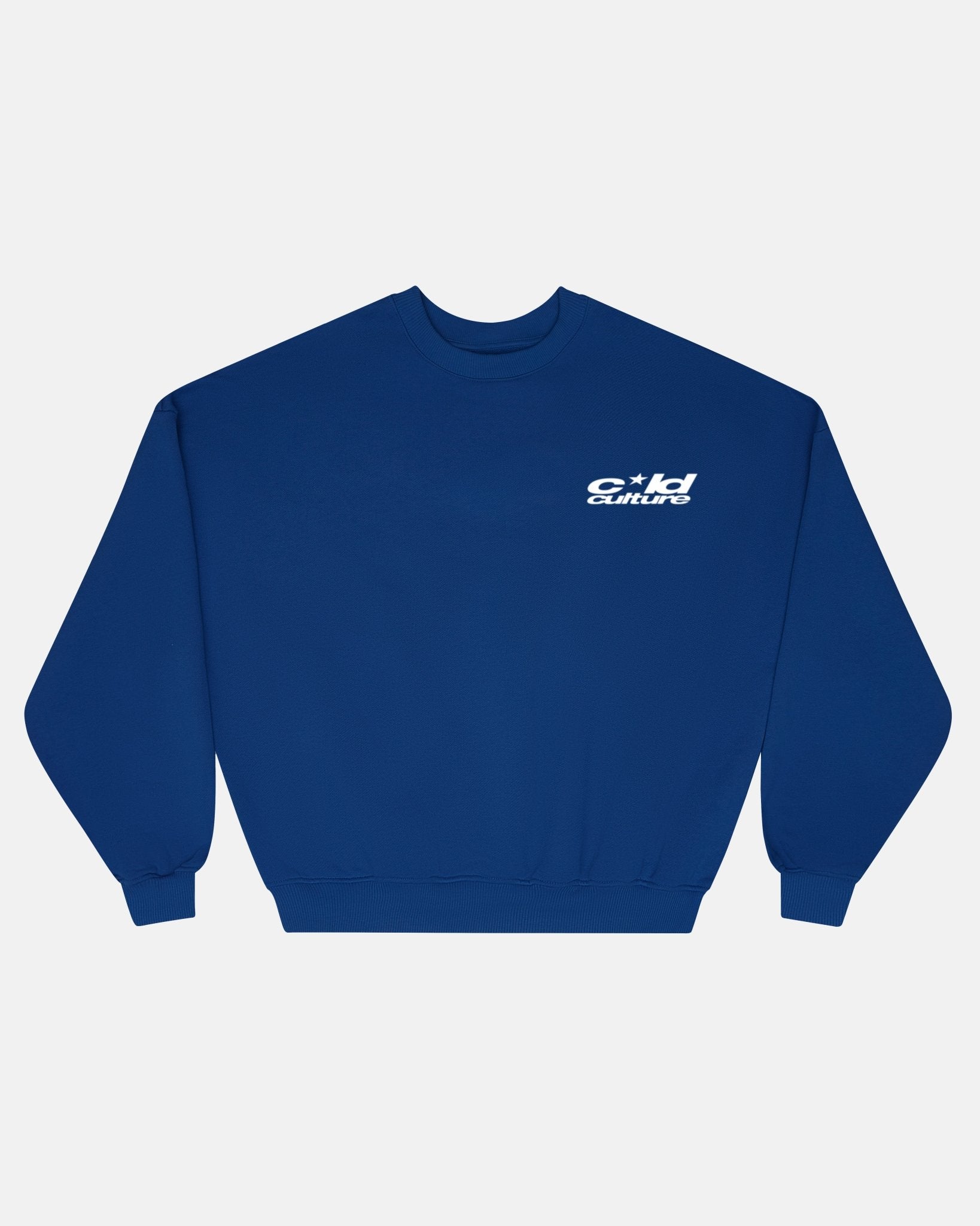 HEART ASHTRAY CREWNECK DARK BLUE - COLD CULTURE