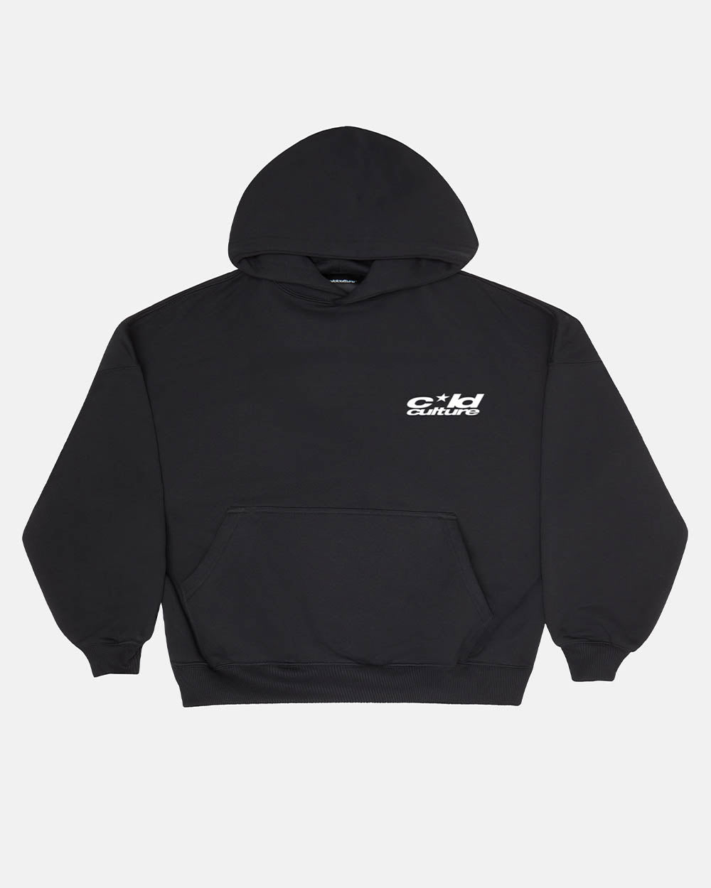 HEART ASHTRAY HOODIE BLACK - COLD CULTURE