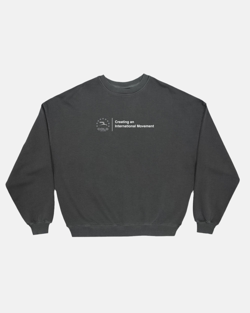 HEIGHTS CREWNECK HEAVY GREY - COLD CULTURE