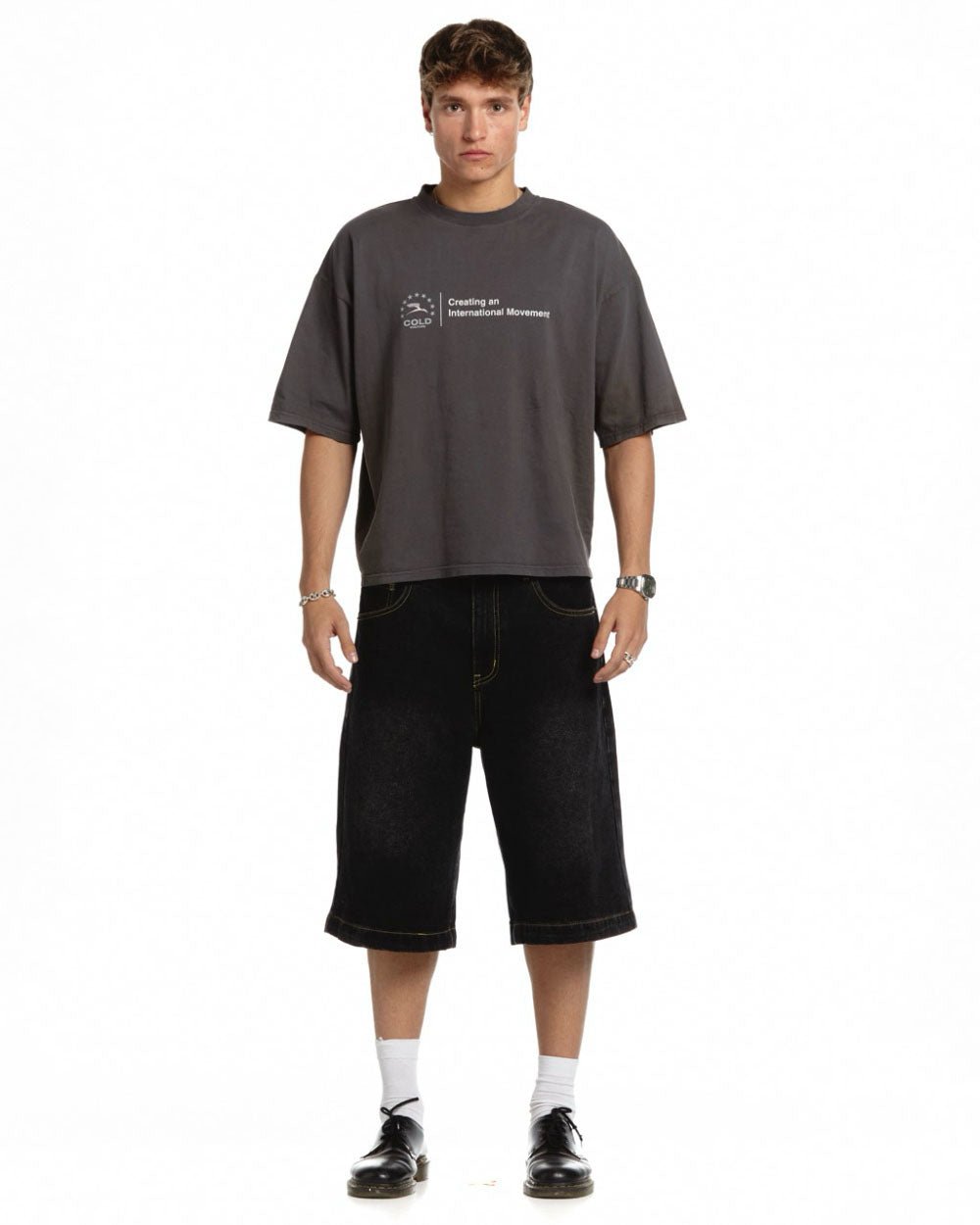 HEIGHTS TEE HEAVY GREY - COLD CULTURE