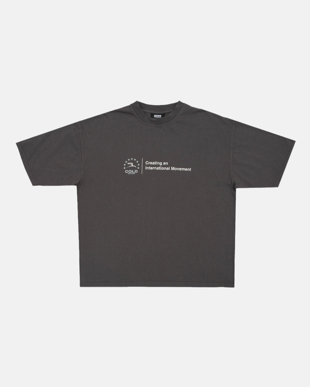 HEIGHTS TEE HEAVY GREY - COLD CULTURE