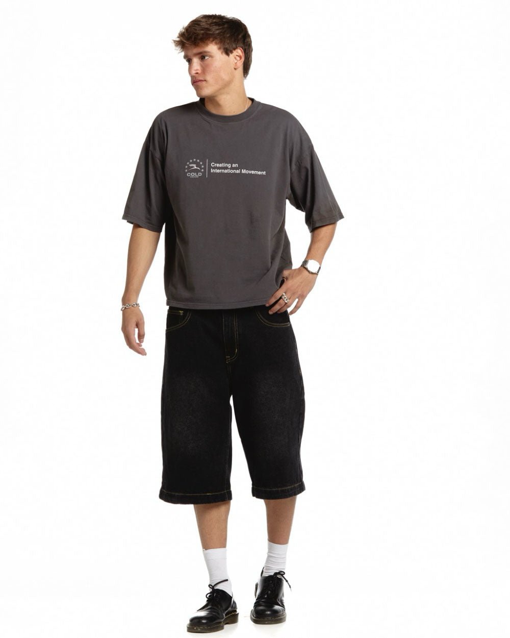 HEIGHTS TEE HEAVY GREY - COLD CULTURE