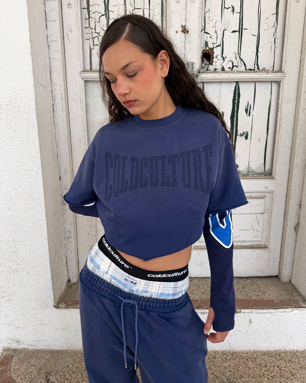 HIDE & SEEK TEE NAVY - Cold Culture