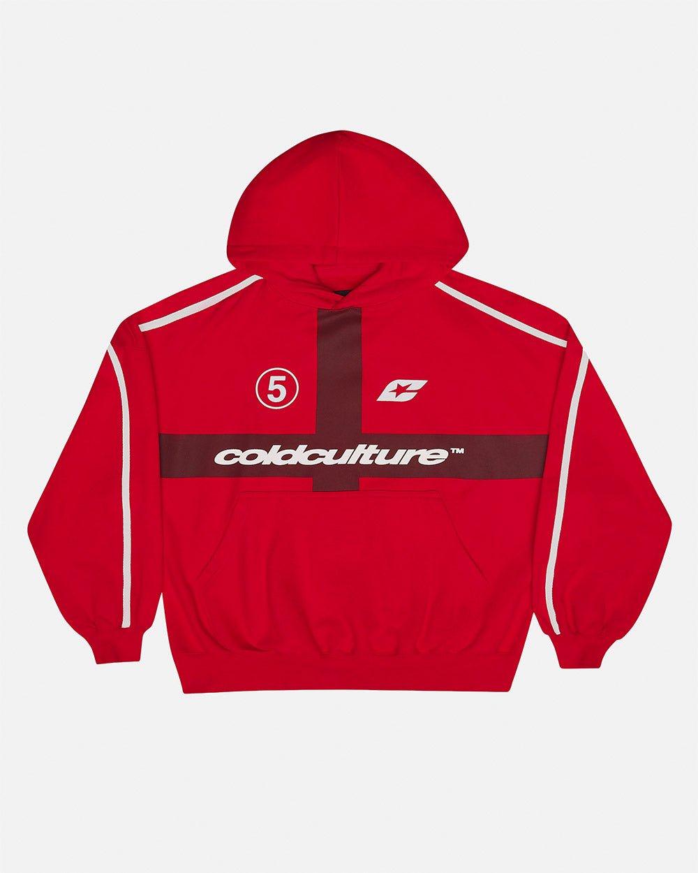 HIT THE TARGET HOODIE RED - Cold Culture