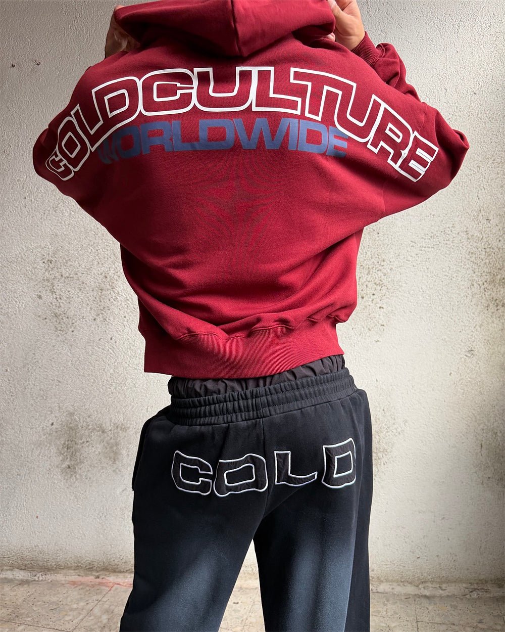 HOLESHOT HOODIE BURGUNDY - Cold Culture