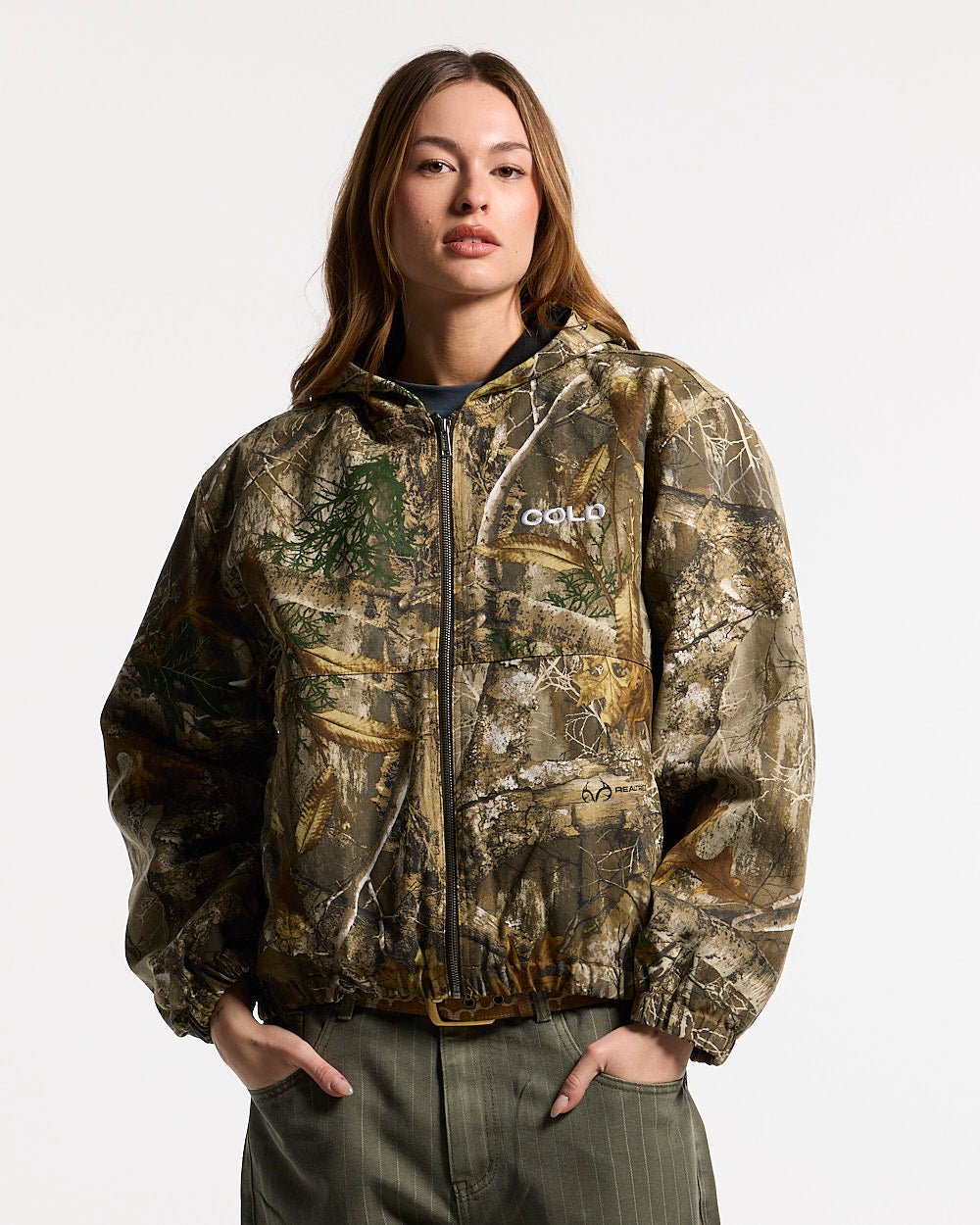 HOODED JACKET REALTREE - Cold Culture