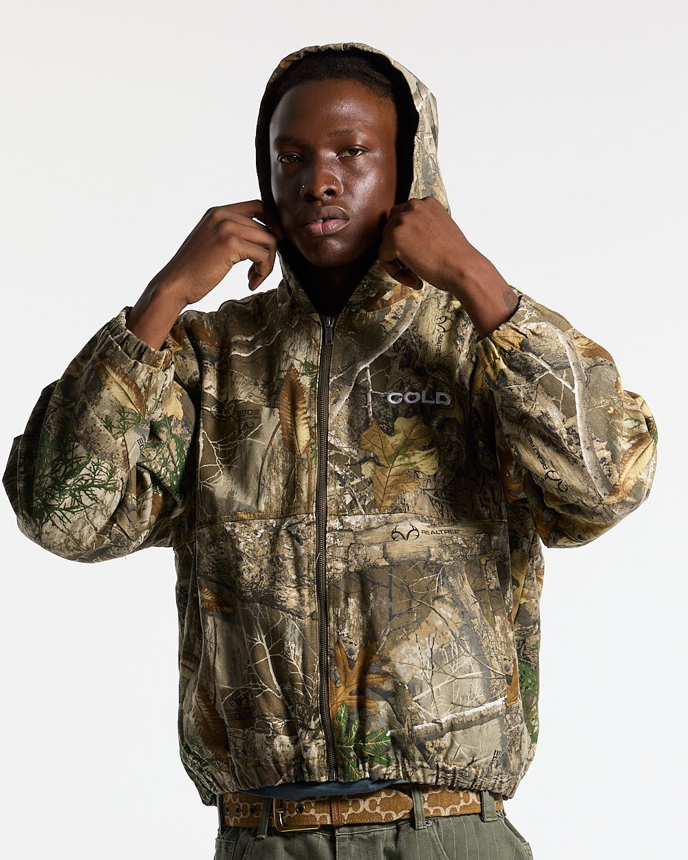 HOODED JACKET REALTREE - Cold Culture
