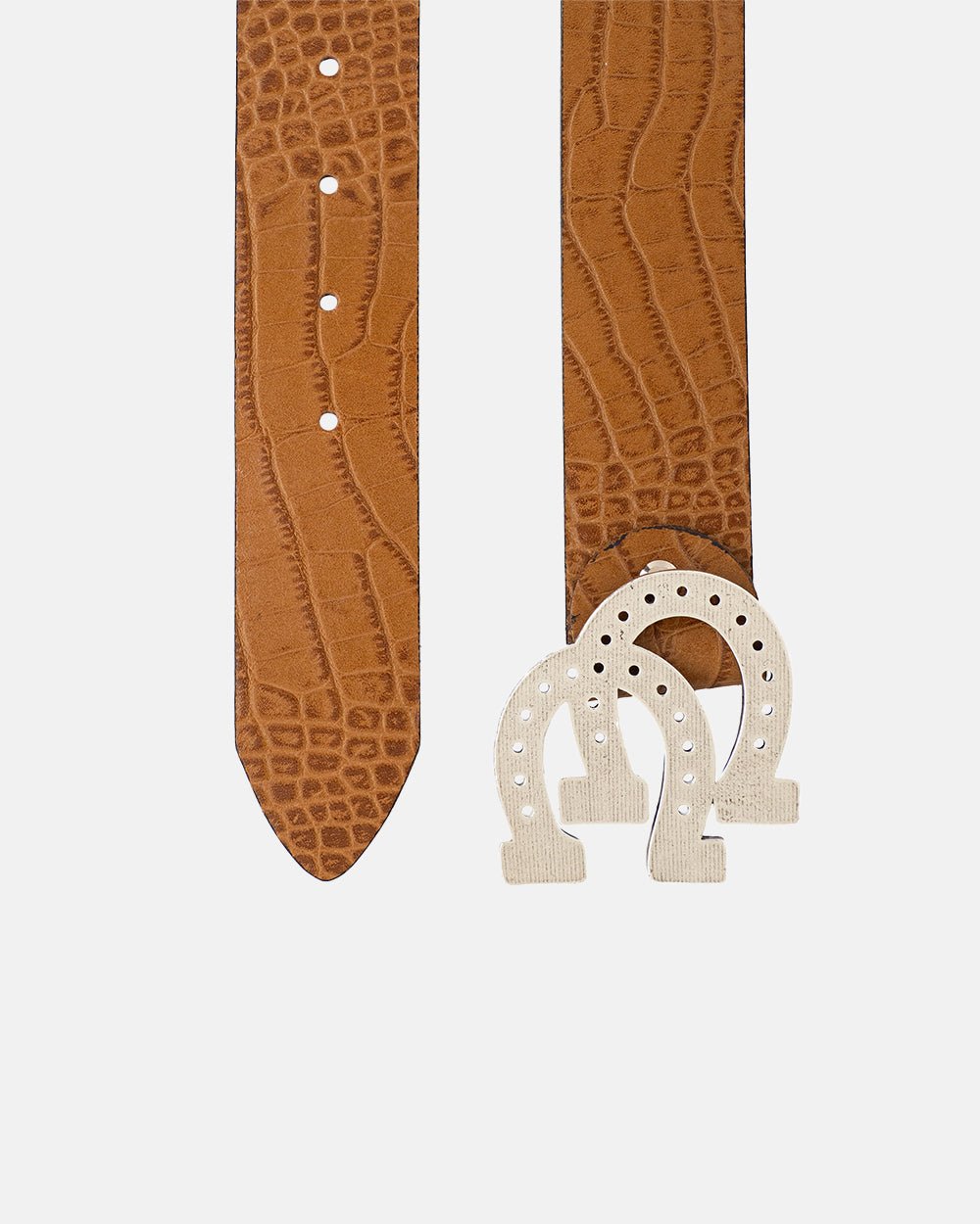 HORSESHOE BELT TESTA CROCODILE - COLD CULTURE