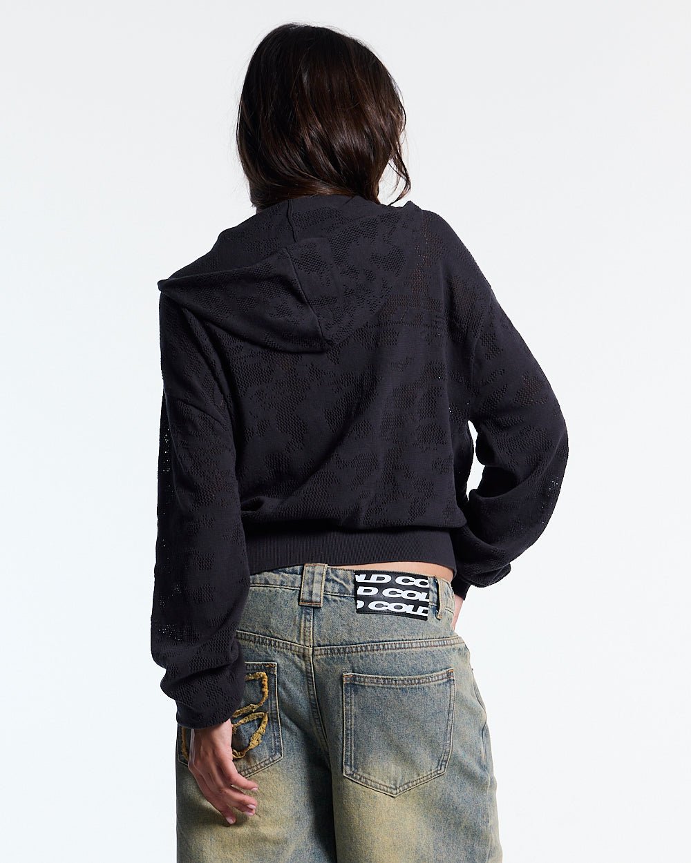 HURRACAINE ZIP KNIT BLACK - Cold Culture