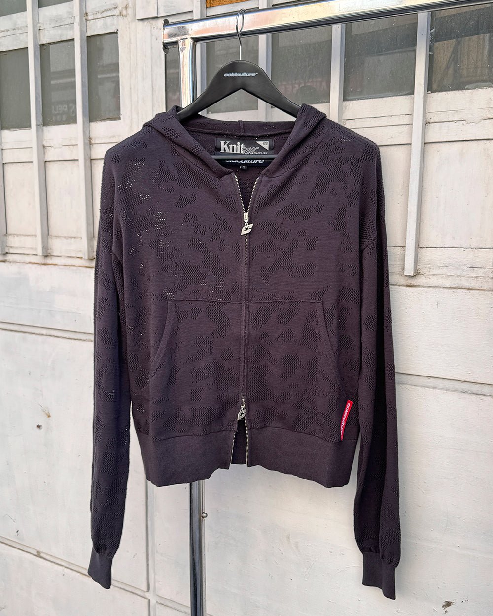 HURRACAINE ZIP KNIT BLACK - Cold Culture
