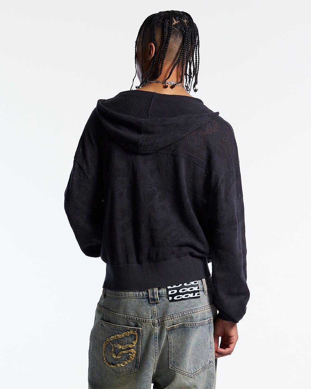 HURRACAINE ZIP KNIT BLACK - Cold Culture