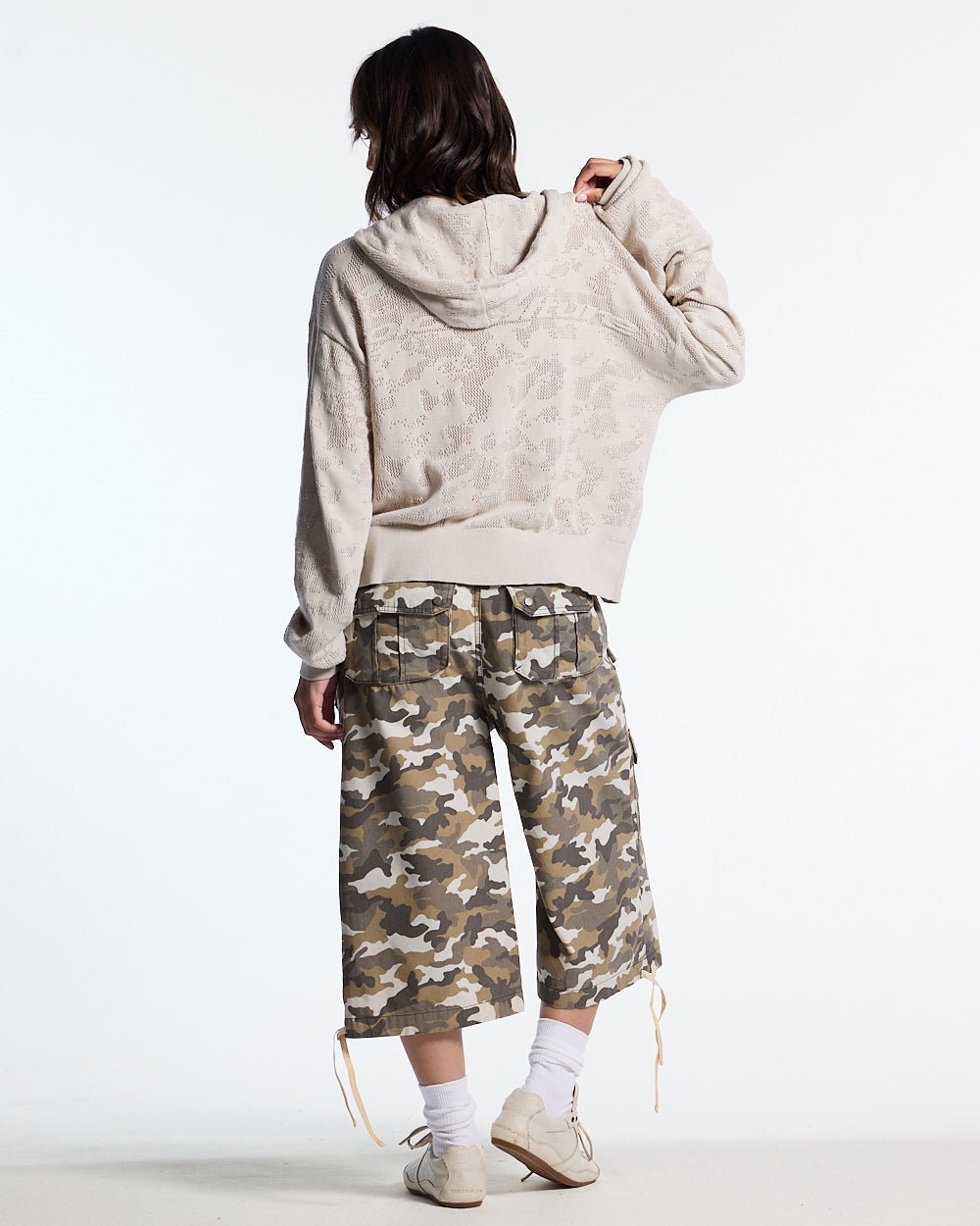 HURRACAINE ZIP KNIT WHITE - Cold Culture