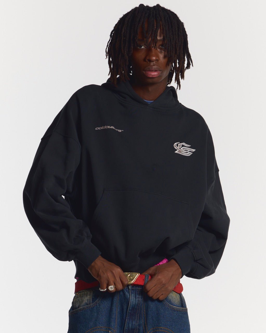HYPERCHROME HOODIE BLACK - COLD CULTURE