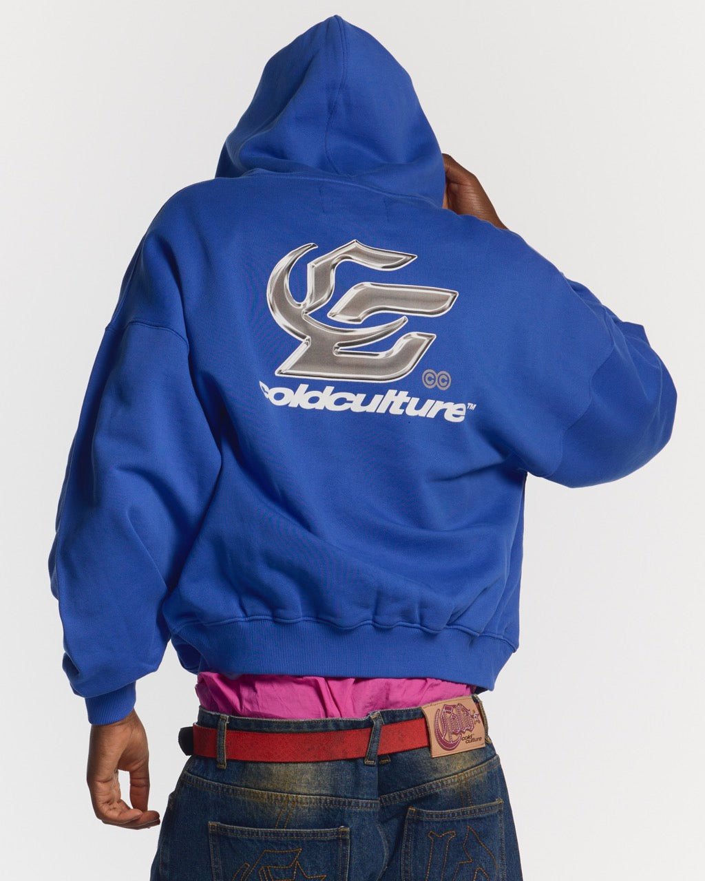 HYPERCHROME HOODIE ELECTRIC BLUE - COLD CULTURE #man
