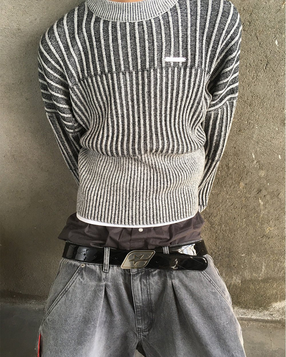 HYPERLINES KNIT BLACK & GREY - Cold Culture