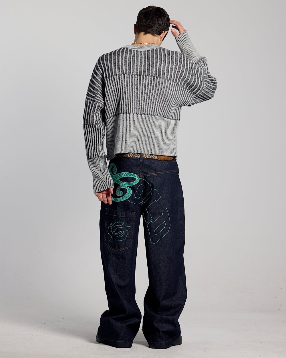 HYPERLINES KNIT BLACK & GREY - Cold Culture