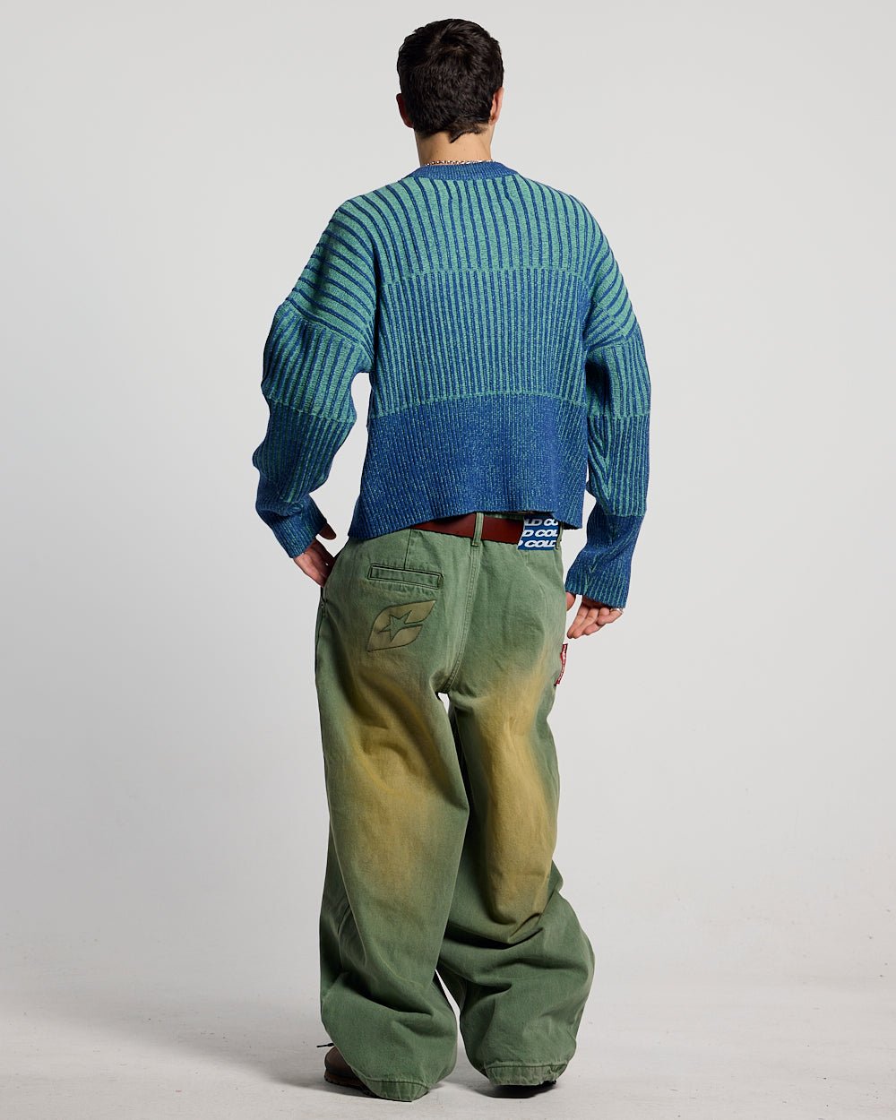 HYPERLINES KNIT BLUE & GREEN - Cold Culture