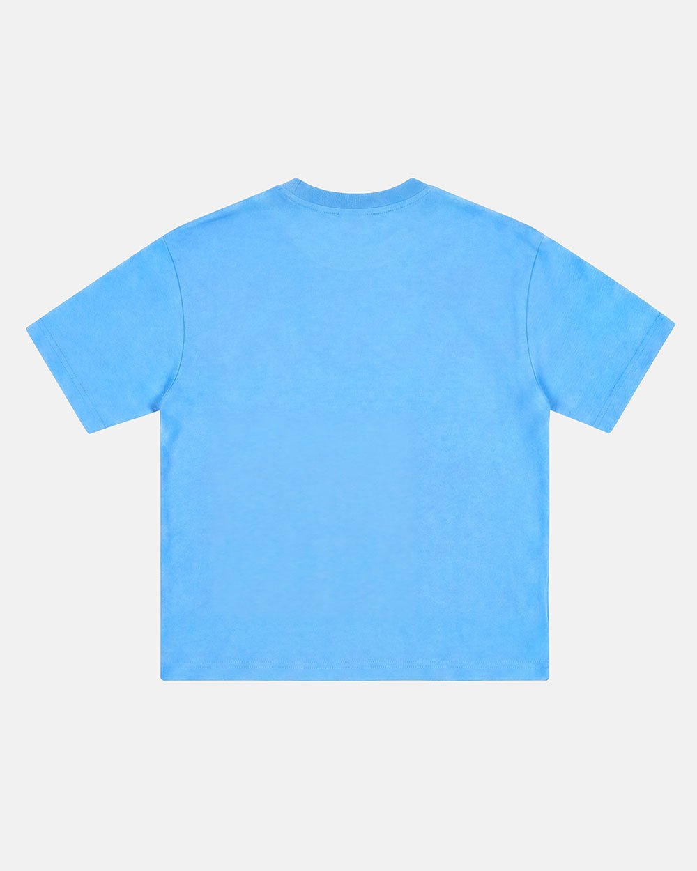 ICEY TEE BLUE - light blue graphic tee, back view - Cold Culture