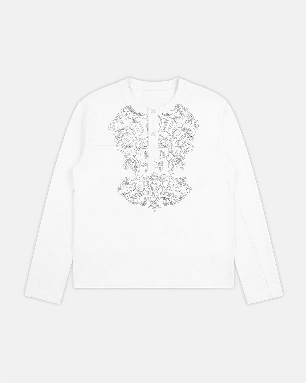 IDENTITY LONGSLEEVE WHITE - Cold Culture