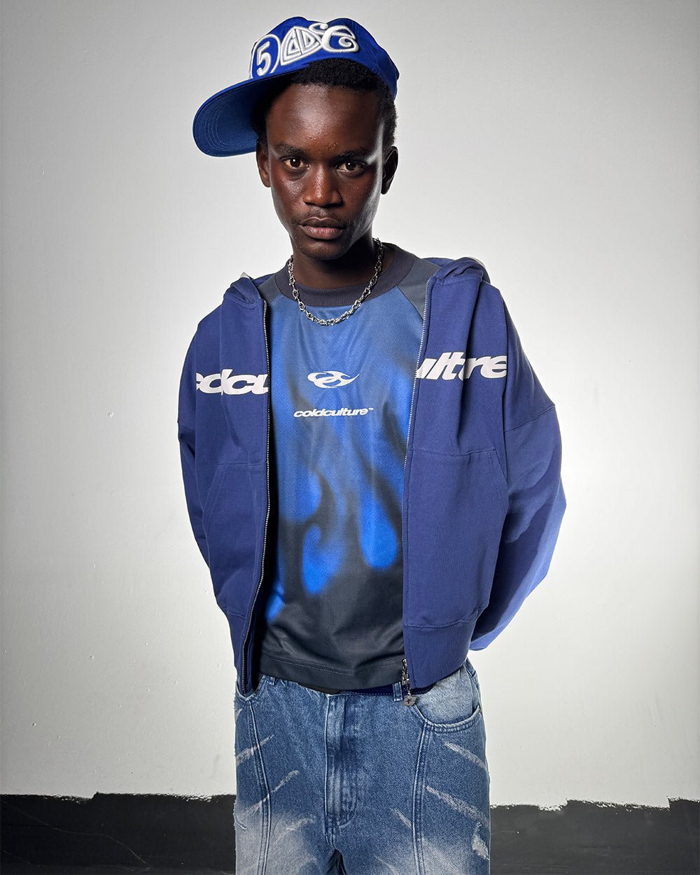 IGNITE LONGSLEEVE BLUE - Cold Culture