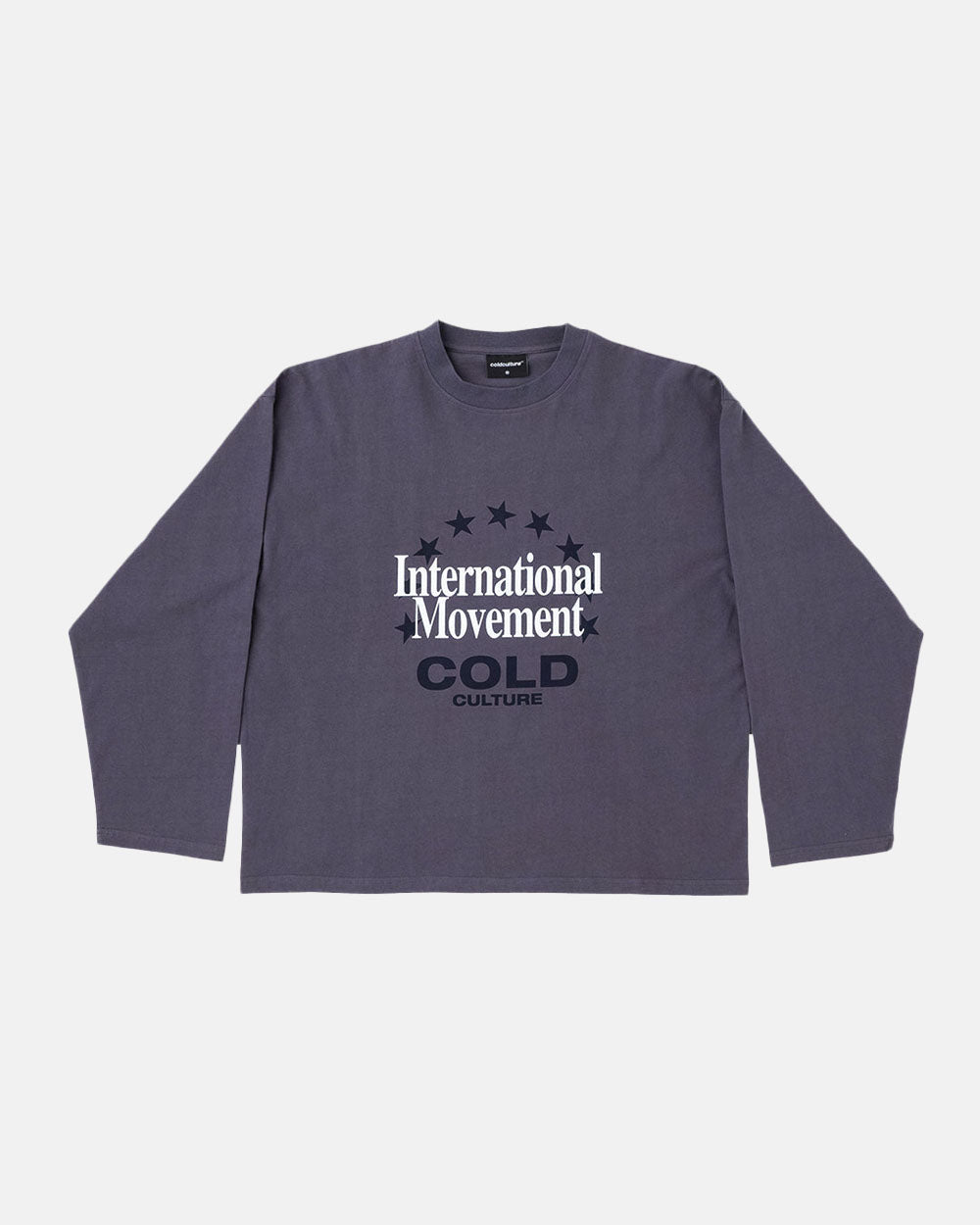 I.M LONGSLEEVE TEE DARK BLUE - COLD CULTURE