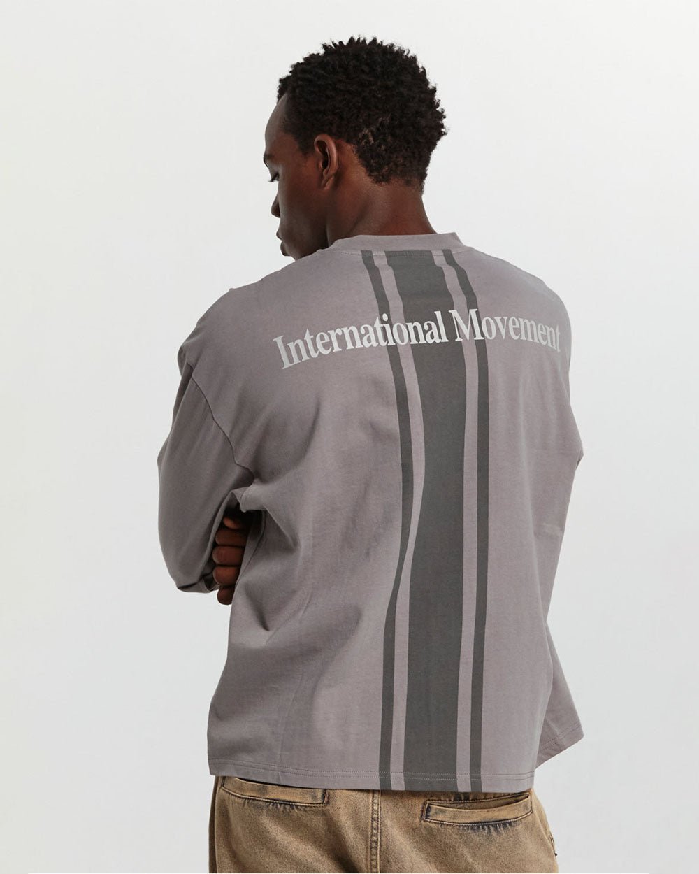 I.M LONGSLEEVE TEE DUST GREY - COLD CULTURE