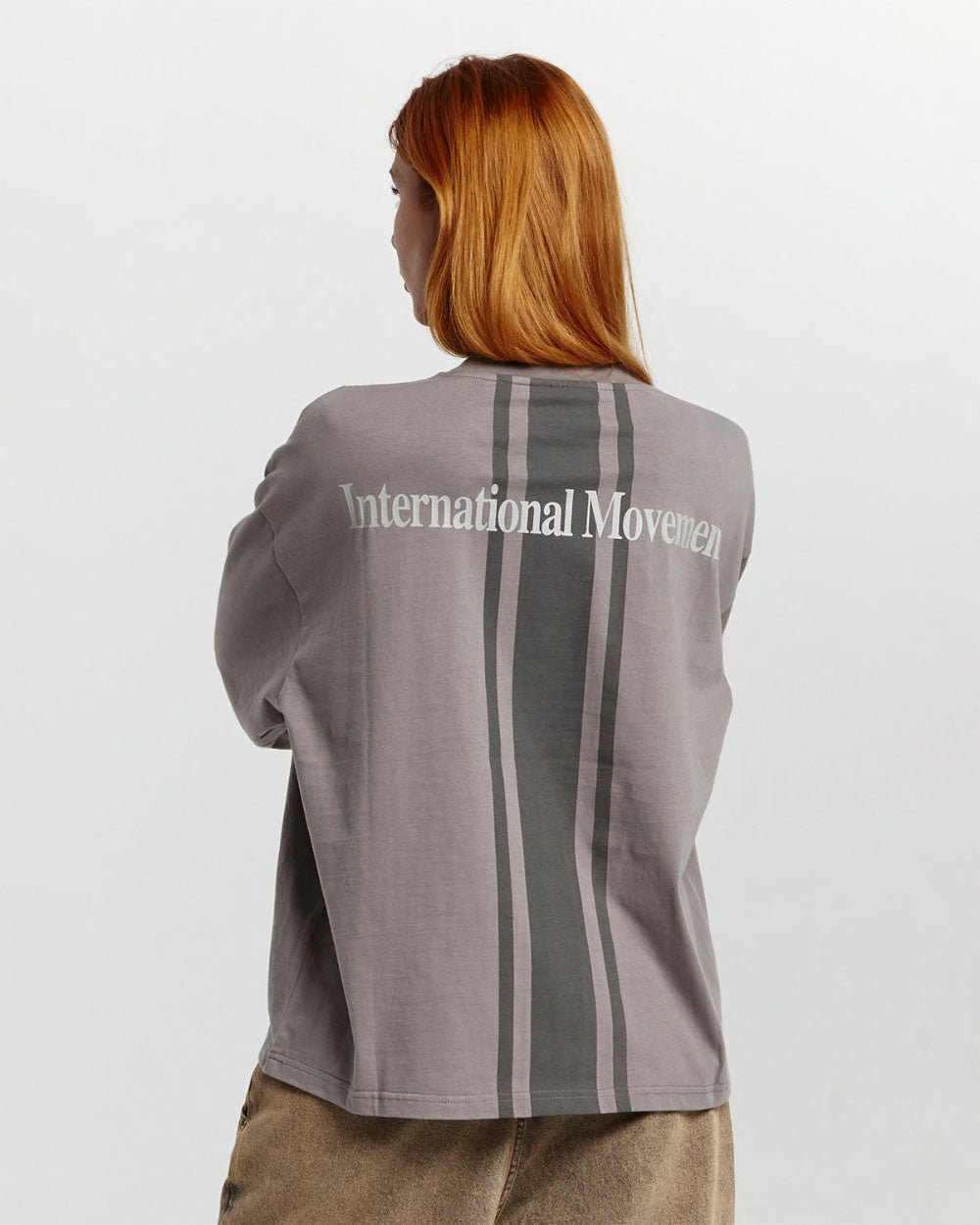 I.M LONGSLEEVE TEE DUST GREY - COLD CULTURE