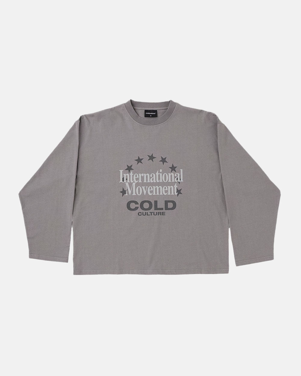 I.M LONGSLEEVE TEE DUST GREY - COLD CULTURE